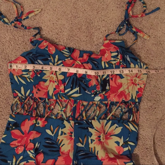 Topshop Floral Romper - Picture 5 of 8